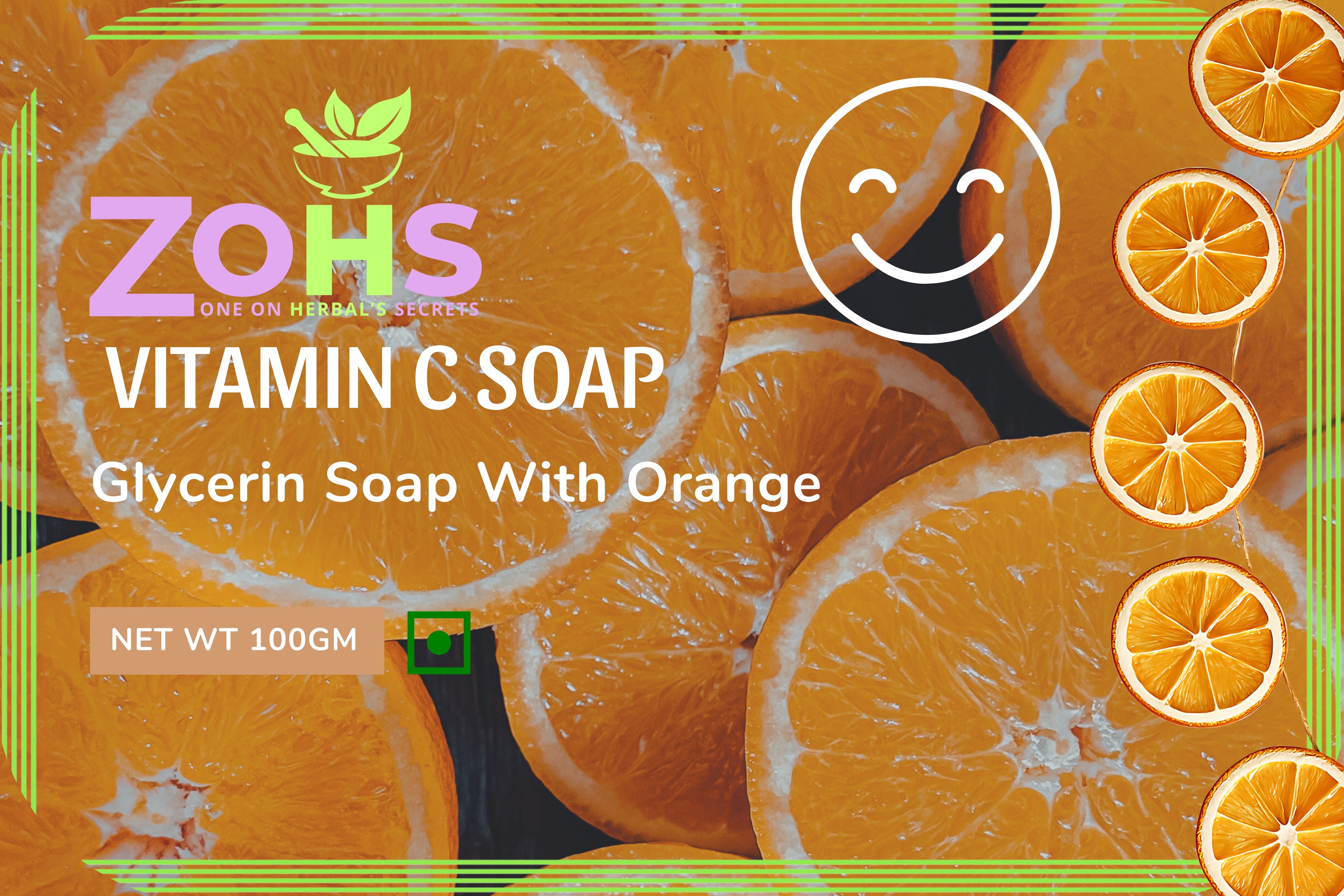 ORANGE SOAP (  VITAMIN C SOAP )