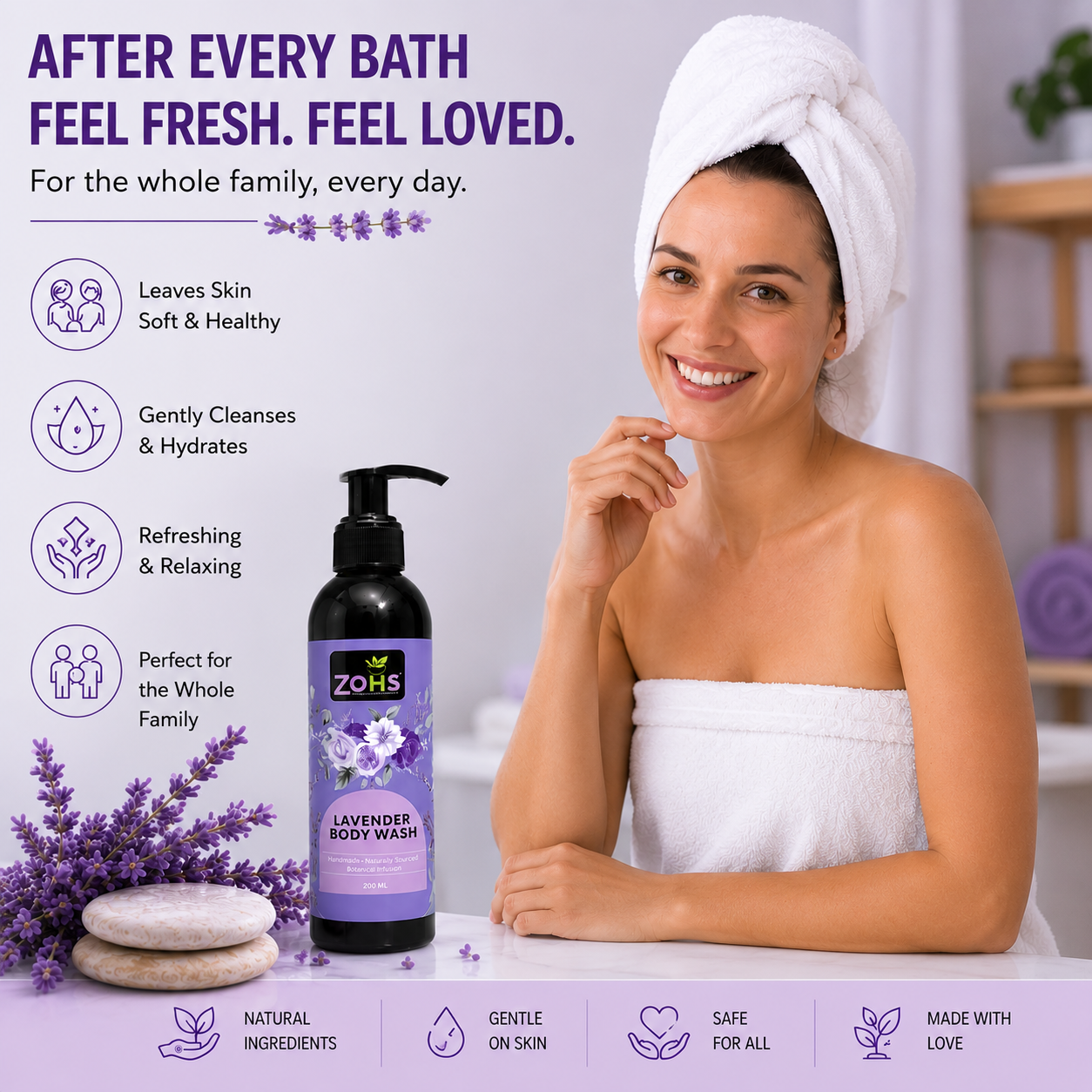 BODY WASH LAVENDER