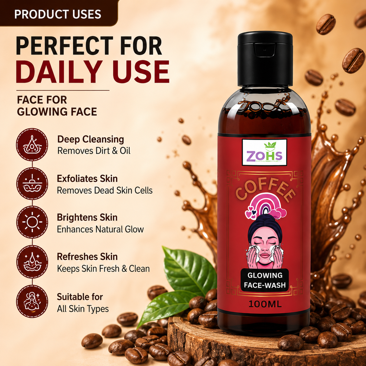 GLOWING FACE-WASH