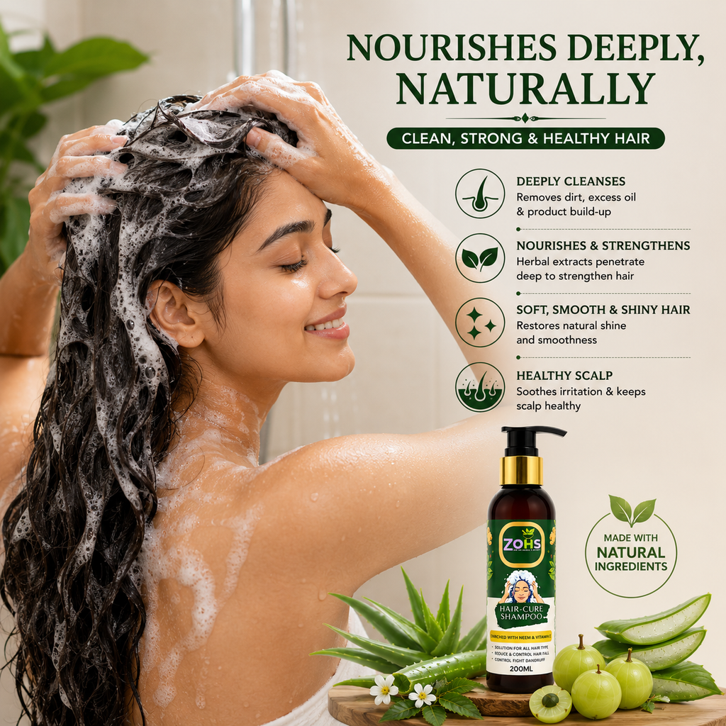 ZOHS HAIR CURE HERBAL SHAMPOO