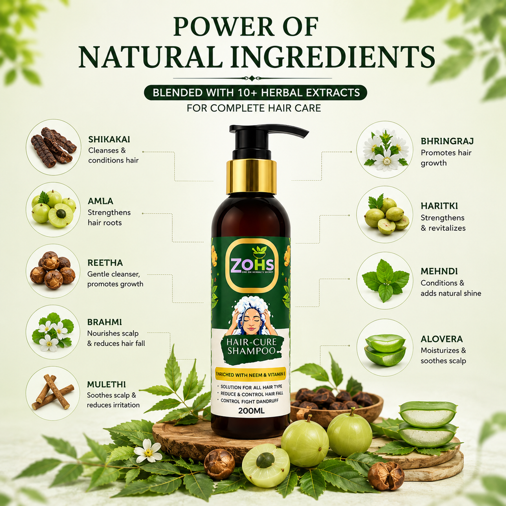 ZOHS HAIR CURE HERBAL SHAMPOO