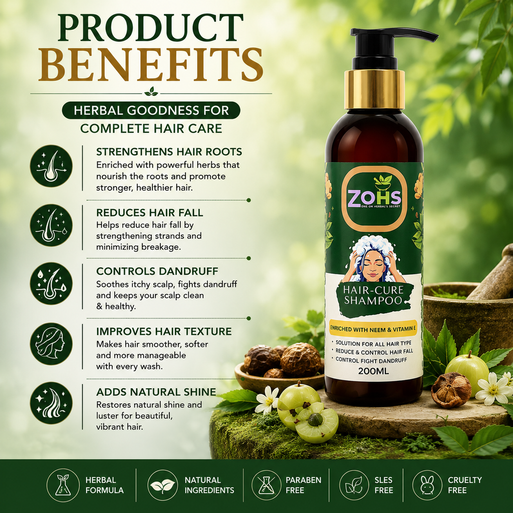 ZOHS HAIR CURE HERBAL SHAMPOO