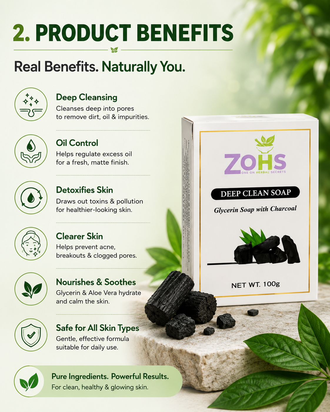 CHARCOAL SOAP ( DEEP CLEAN SOAP )