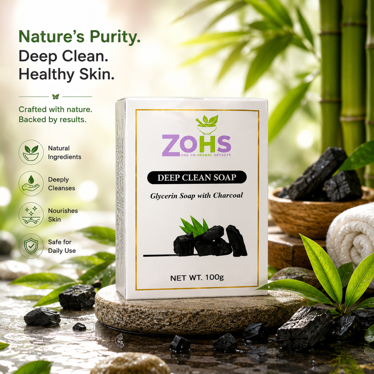 CHARCOAL SOAP ( DEEP CLEAN SOAP )