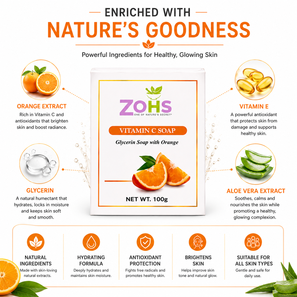 ORANGE SOAP (  VITAMIN C SOAP )